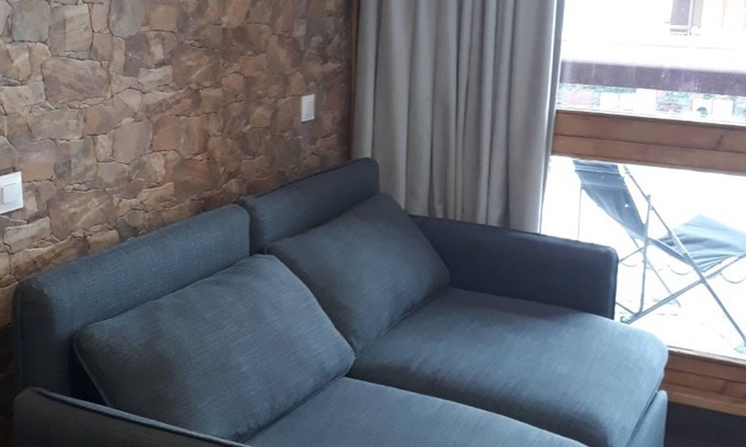 Arc-2000 Apartment | Renovated ski-in/ski-out studio with balcony