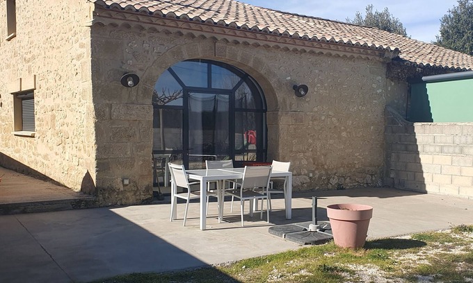 Collias House | Renovated sheepfold near Pont du Gard and Uzes located in Collias