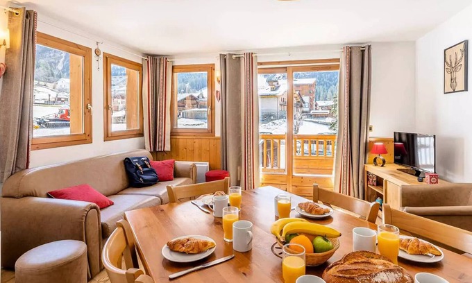 Pralognan-la-Vanoise Apartment | Residence Les Jardins de la Vanoise * - 3 Rooms Mountain Corner 8 People