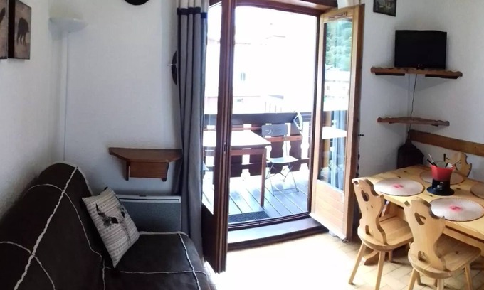Valloire Apartment | Residence Pre Malin - 2 rooms 4 people 1* exposed South