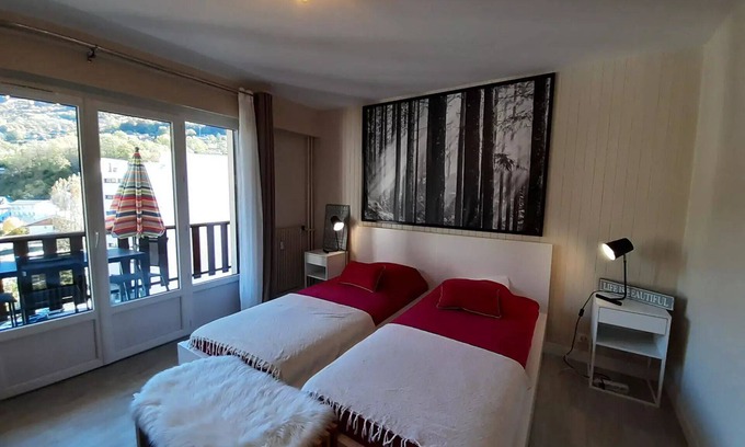 Brides-les-Bains Apartment | Residence Villa Louise - Studio for 2 People