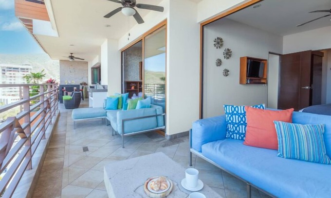 Emiliano Zapata Condo | Residences by Pinnacle Unit 501 3BD Condo for rent in Old Town, Puerto vallarta