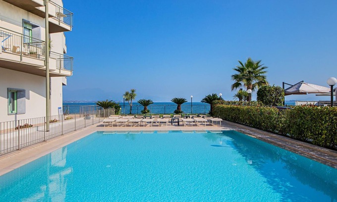 Desenzano del Garda Apartment | Residenza Miralago With Pool - Two-bedroom Apartment With Lake View