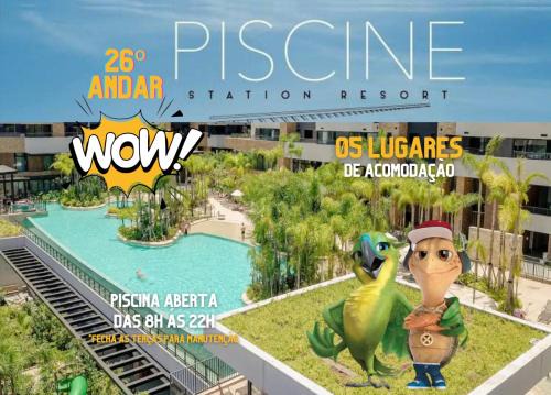 Bras Apartment | Resort, Piscina e Natureza em SP