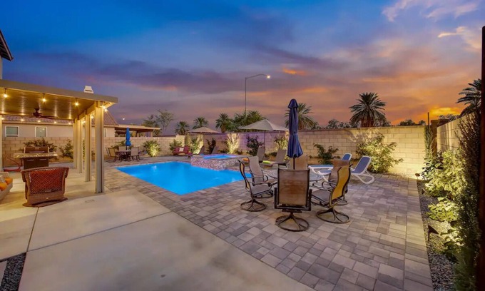 Coachella House | Resort Style House with Pool and Game Room