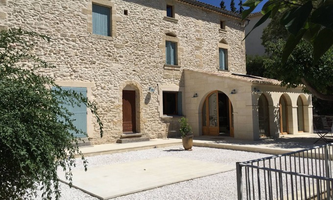 Saint-Siffret House | Restored Traditional Stone House with AC, Garden and Parking. New Pool in 2024