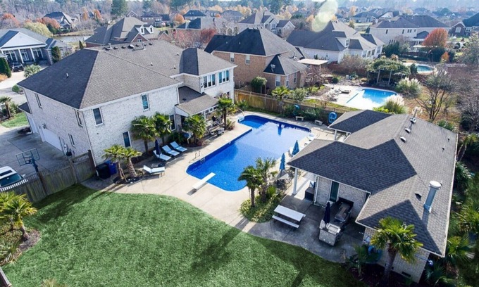 Virginia Beach House | Reunion Paradise! Upscale 5300 SQ FT PLUS Hot Tub, Sauna, Steam Shower, 50' Pool