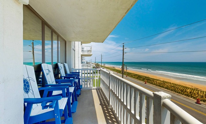 Flagler Beach Condo | Right on the Shores, Apt 306 | Condo in Flagler Beach with pool & tennis access