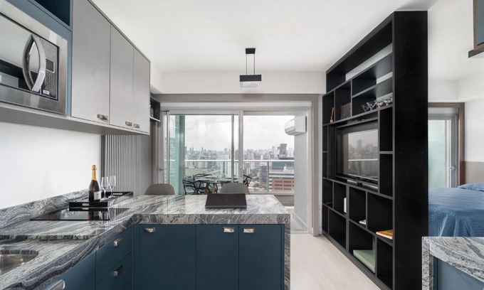 Butanta Apartment | River One 2303 - Luxury Studio