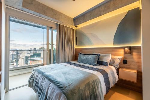 Butanta Apartment | River One completo e moderno - Vista Panorâmica, Metrô 500m e Faria Lima 7min - Piscina, Estacionamento - Okaeri Home