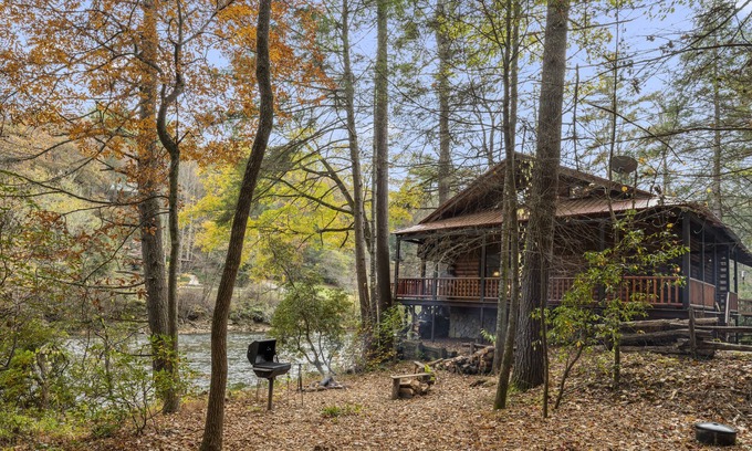 Blue Ridge Cabin | RIVER RUN - Blue Ridge, GA/Aska/Riverside & pet friendly!