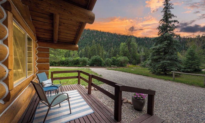 Durango - Purgatory Cabin | River Stone | Charming Log Cabin Near Florida River, 20 Min to Town, Dogs OK