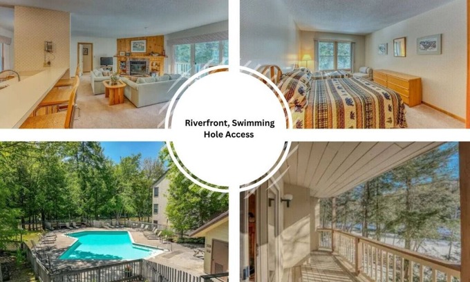 Lincoln House | Riverfront-Balcony-Loon Shuttle