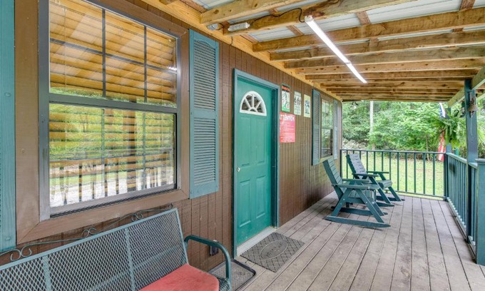 Briceville House | Riverfront Briceville Cabin with Patio and Fire Pit!
