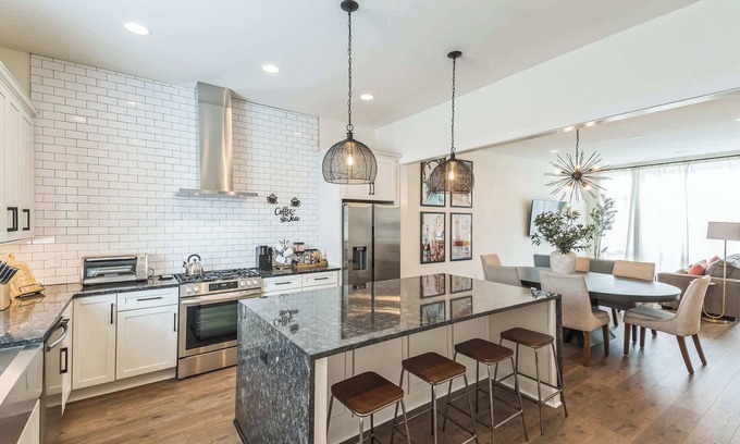 Metrocenter - North Rhodes Park House | Riverside Townhome for 8 w/Rooftop Deck!