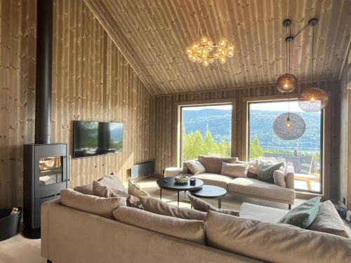Krodsherad House | Robelia - Sauna, Hot tub - Norefjell ski center