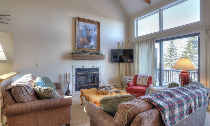 Rangeley Condo | Rock Pond Condo 71 - Cute end unit on Saddleback Mountain