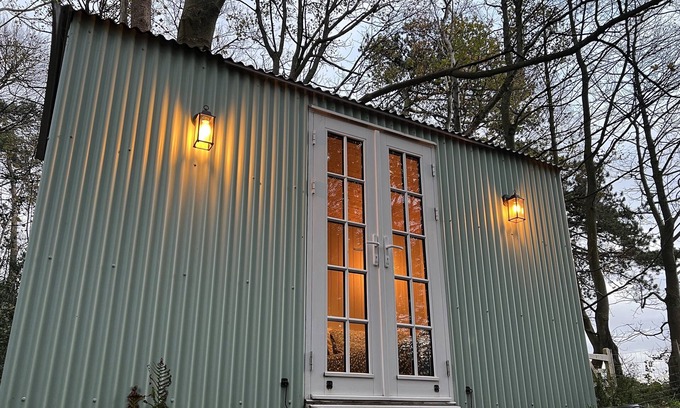 Heathfield Cabin | Rolling Folly Shepherds Hut in the Woods