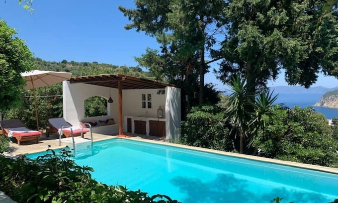 Skopelos Cottage | Romantic Lemonia Cottage with Private Pool & Sea View