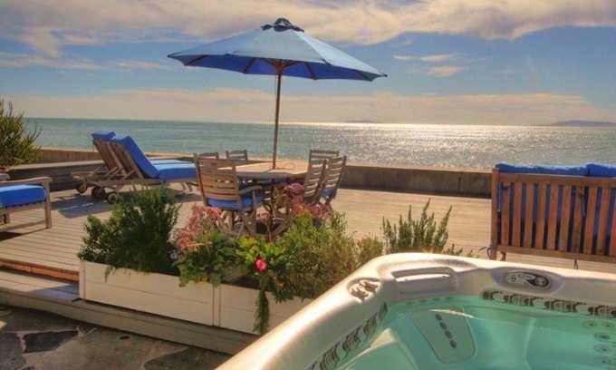 Faria Beach House | Romantic Luxury Water Front near Santa Barbara