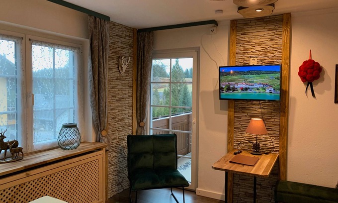 Blasiwald Apartment | Room 'Doppelzimmer Mit Balkon Und Du' with Mountain View, Shared Terrace and Wi-Fi