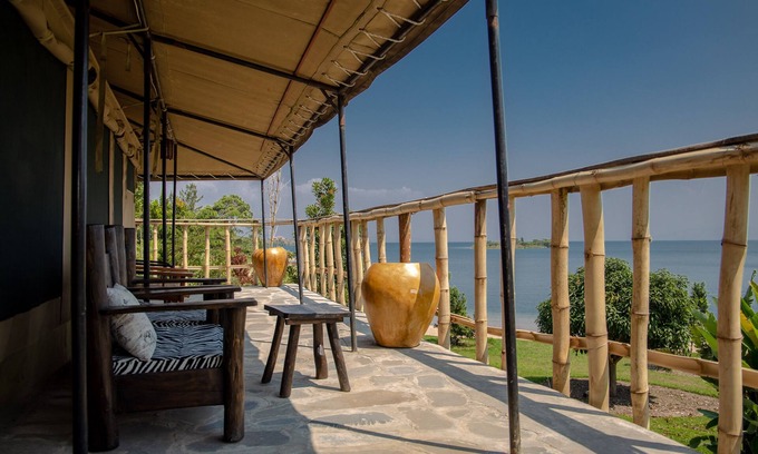 Buhongo House | Room in Lodge - Find a Quiet Beach Resort at Rushel Kivu Resort!