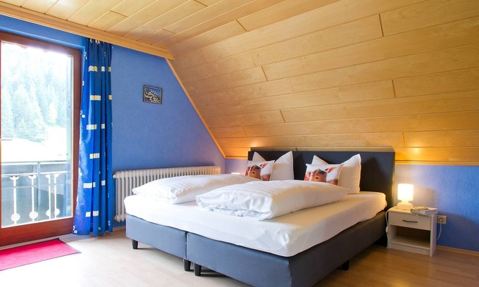 Bad Rippoldsau-Schapbach Apartment | Room 'Julia' with Shared Terrace, Balcony and Wi-Fi