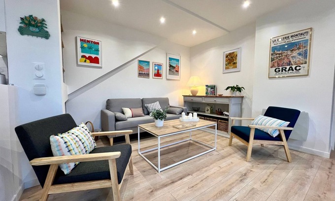 Saint-Andre-de-la-Roche Apartment | ROSE-COCO HOUSE 7 kilometers from NICE (Alpes Maritimes)