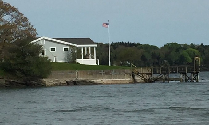 Harpswell Center Cottage | Rose Cottage Oceanfront with Private Dock