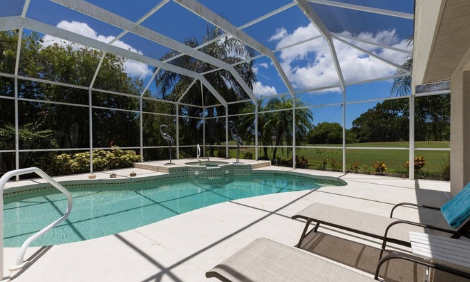 White Marsh House | Rotonda West 3 Bedroom Private Pool/Spa Vacation Home. Only 10 miles to Gulf Beaches