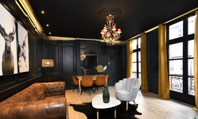 Coteaux Ouest Apartment | Rouen Hyper Centre 85M2, L'Atypique Haussmann 5*