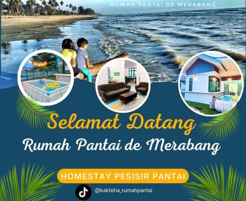 Kota Bharu House | Rumah Pantai de Merabang (bungalow with pool)