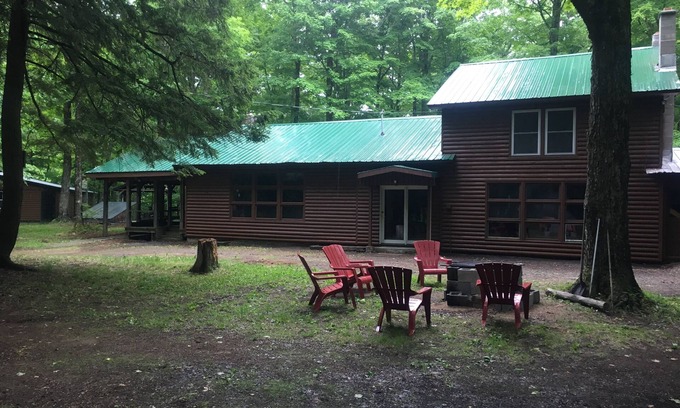Croghan House | Rustic Adirondack Home on French Pond w/Sandy Beach, Direct Snowmobile & ATV