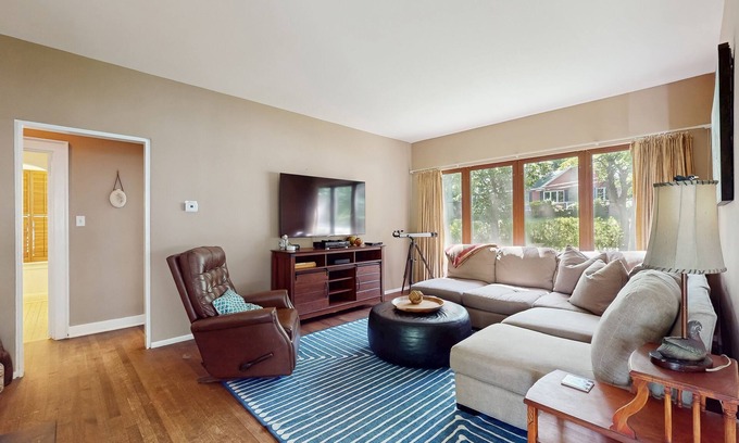 Michiana House | Rustic beach cottage with partial lake views, grill, & WiFi - great location