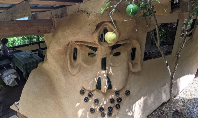 Jarabacoa Cottage | Rustic earthen two story cottage in Quintas del Bosque sleeps two couples.