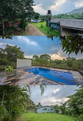 Lonavala House | Rustic Lakeside Private Escape With Huge Private Pool 2min From Lake