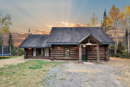 Mauricie House | Rustic Log Chalet in Nature - Chalet Le Melisse