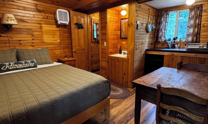 Lake Placid House | Rustic Skylight Adirondack Cabin