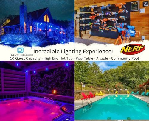Sevierville House | Ryes and Shine Bootlegger's Cabin! Hot Tub* Pool* Arcade* Billiards *EV * Pet Friendly
