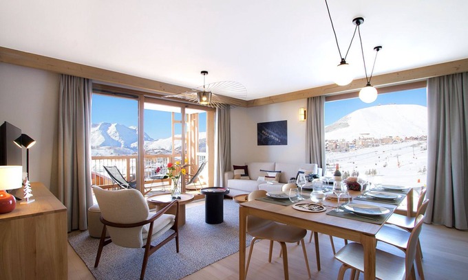 Bergers Condo | Séjour ski aux pieds à l'Alpe d'Huez | T3 + cabine