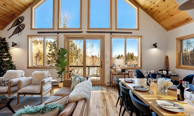 Sunday River Area House | Safety Certified luxury private, dog-friendly new home, 3 miles to Sunday River.