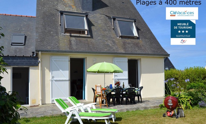 Saint-Ideuc House | SAINT MALO beaches 400 m away, quiet residential area, garden, wifi, shops