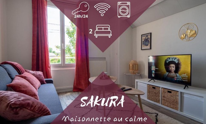 Vernon House | Sakura -maisonnette gare Giverny