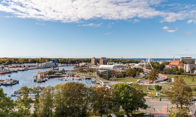 West Pomeranian Voivodeship Apartment | Salt Island Apartment Sea, Harbor View