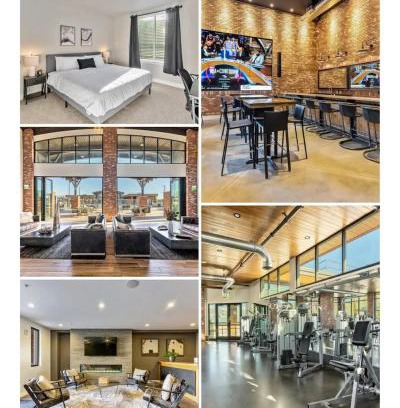 Downtown Salt Lake City Apartment | Salt Palace and Delta Arena Gym King Bed Golf Simulator