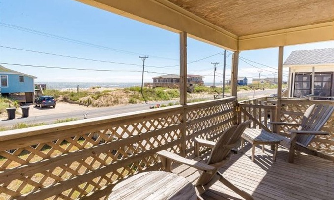 Kitty Hawk House | Saltaire Cottages14: Just Renovated! 4BR Private Beach Access Ocean View Pool!