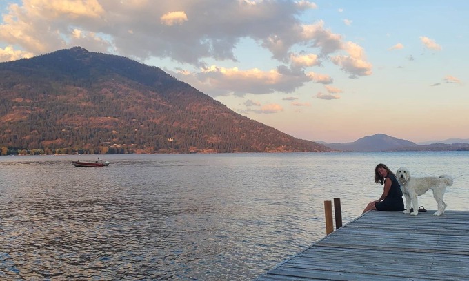 Sandpoint RV Rental | Sandpoint's Boho bell tent on Lake Pend Oreille