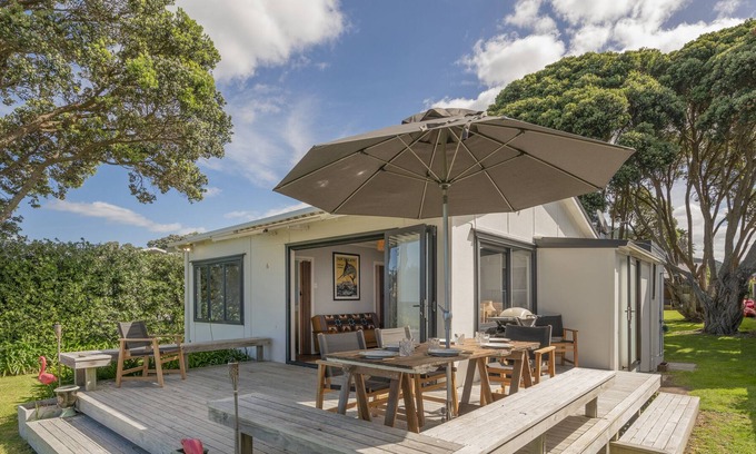 Whiritoa House | Sandy Serenity - Whiritoa Beach Holiday Home