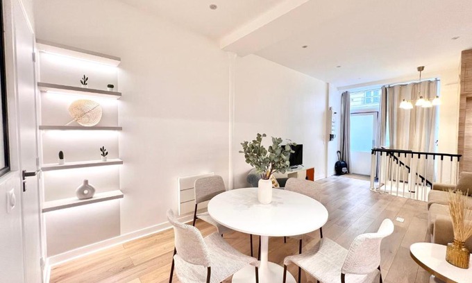 Epinettes Apartment | Sauna et bain remous dans un appartement luxe - 4P