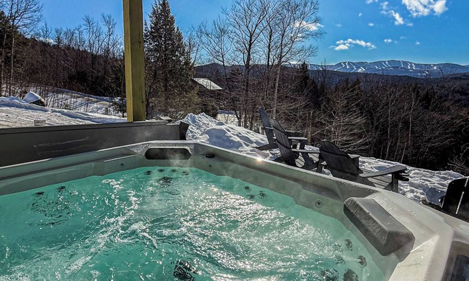 Sunday River Area House | Sauna, Hot Tub, Game Room & Mountain Views